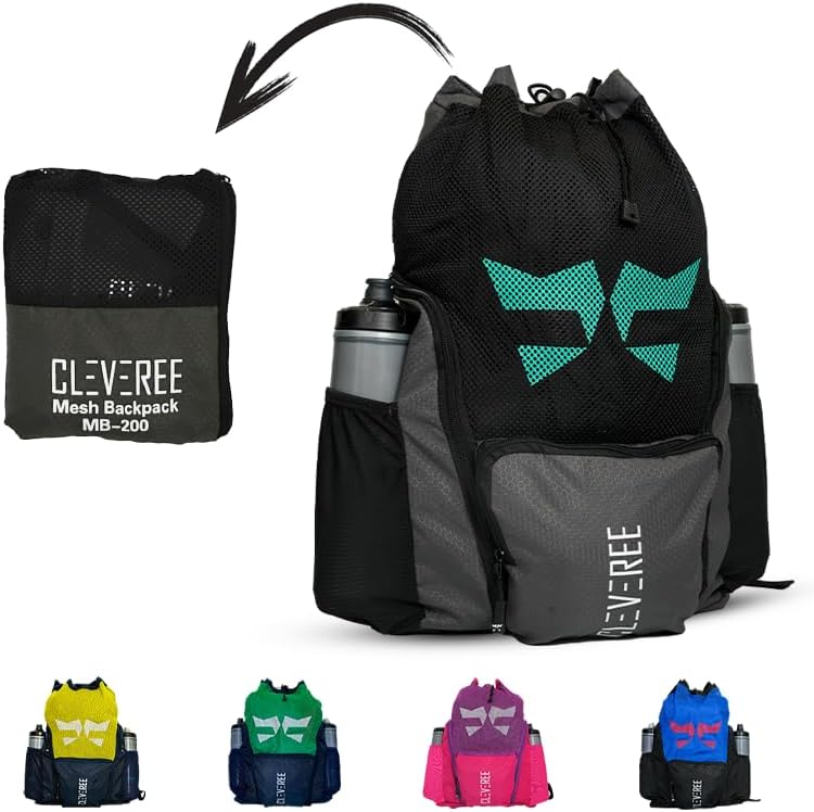 Sports Mesh Backpack - Graphite Black 1