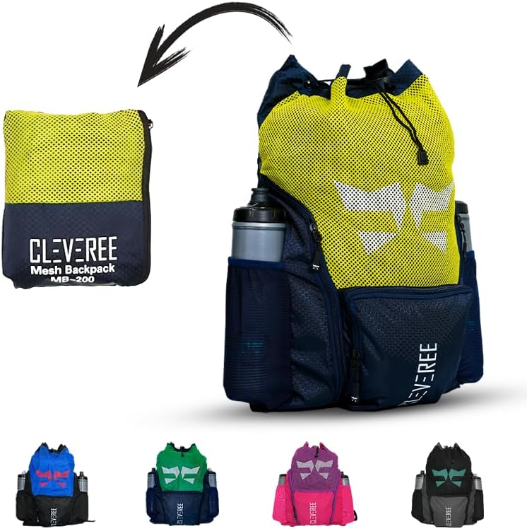 Sports Mesh Backpack - Yellow Sporter 1