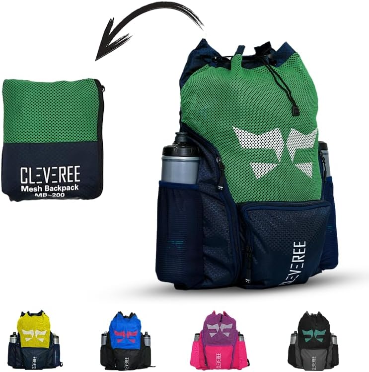 Sports Mesh Backpack - Green Champ 1