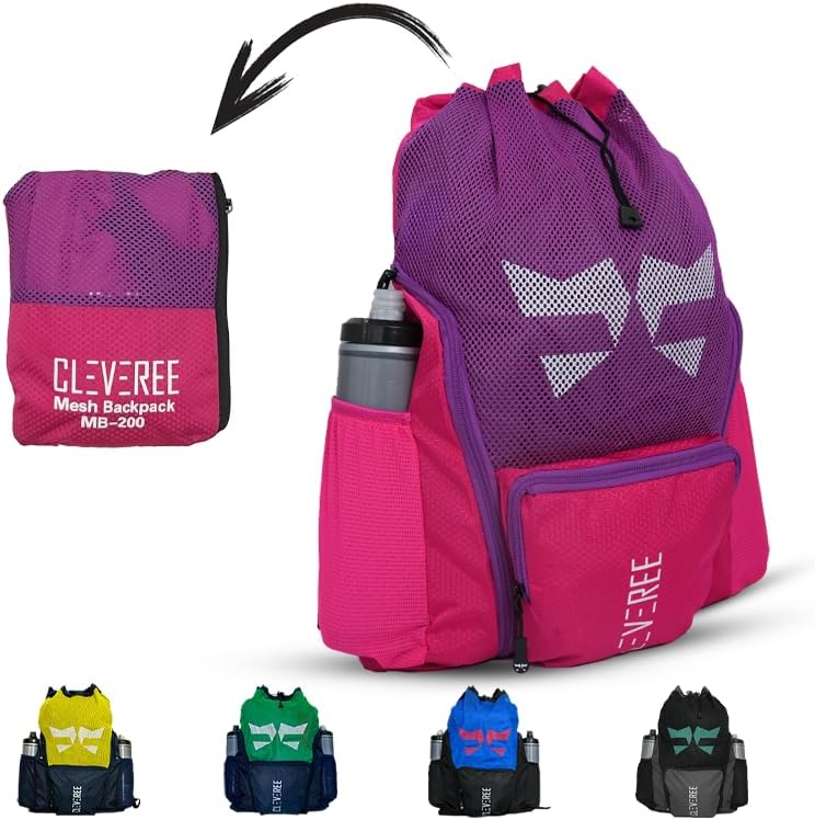 Sports Mesh Backpack - Pink Attitude 1