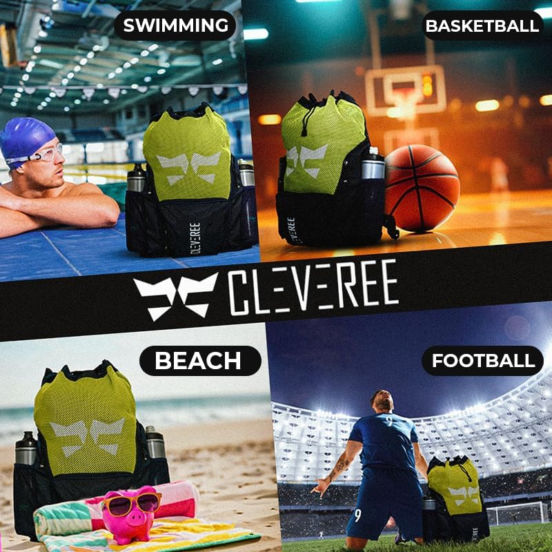 Sports Mesh Backpack - Yellow Sporter 2