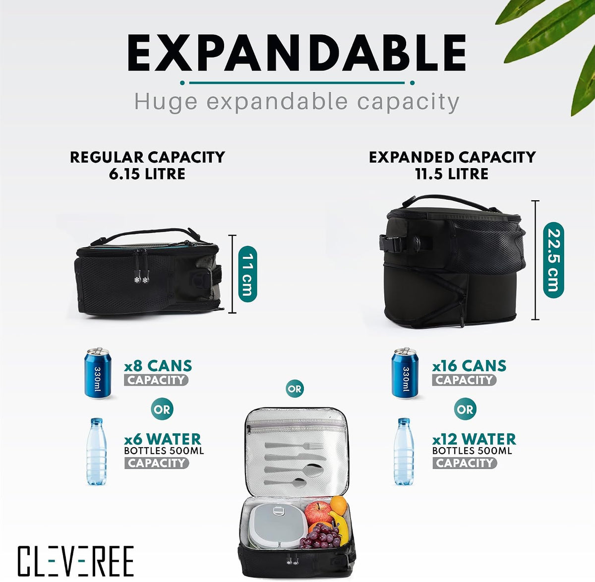 Expandable Cooler Bag - Black 4