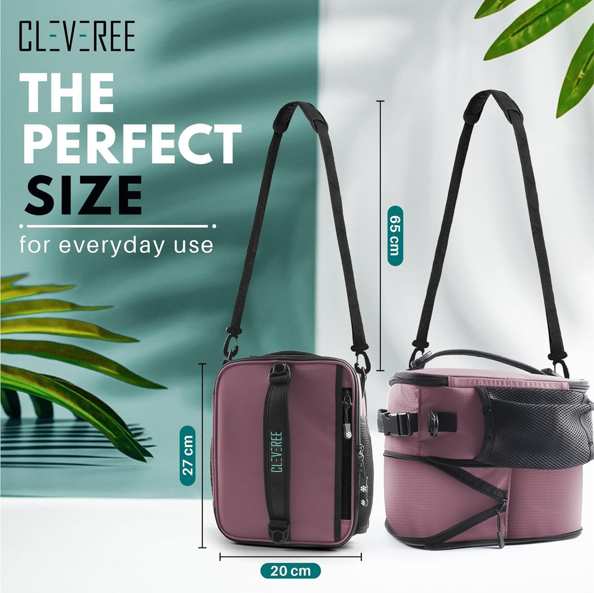 Expandable Cooler Bag - Purple 2