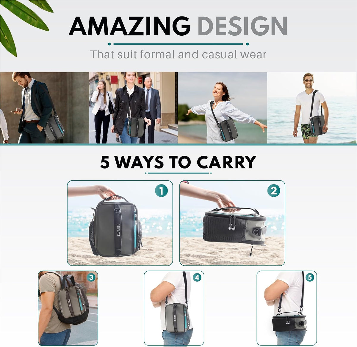 Expandable Cooler Bag - Grey 7