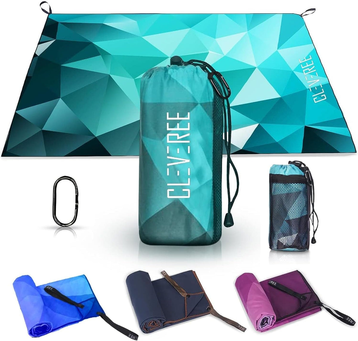 Microfiber Towel - Teal 1