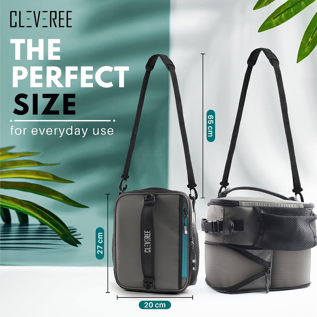 Expandable Cooler Bag - Grey 2