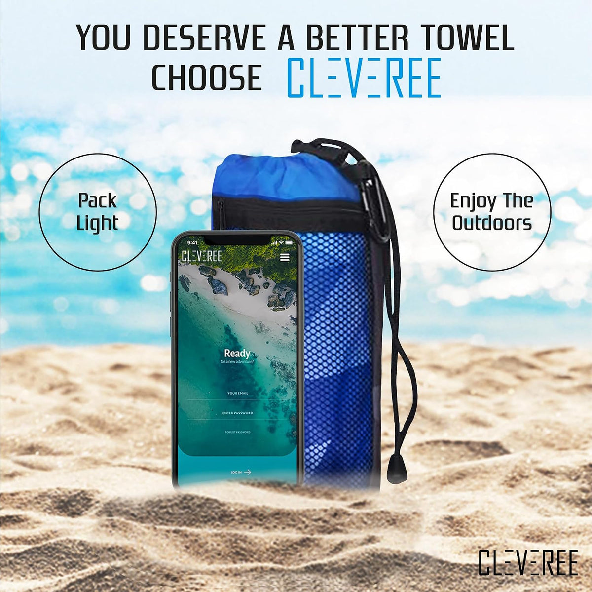 Microfiber Towel - Royal Blue 2