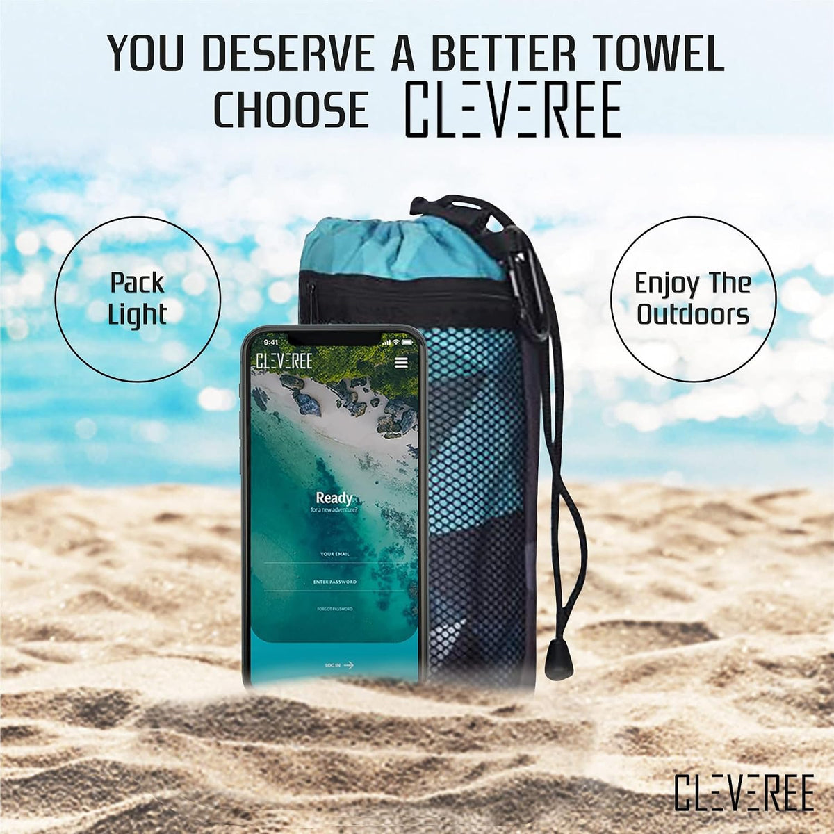 Microfiber Towel - Teal 2