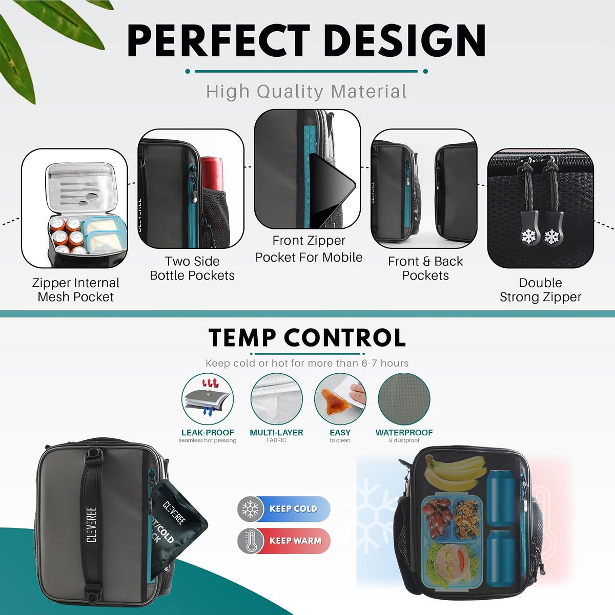 Expandable Cooler Bag - Grey 6