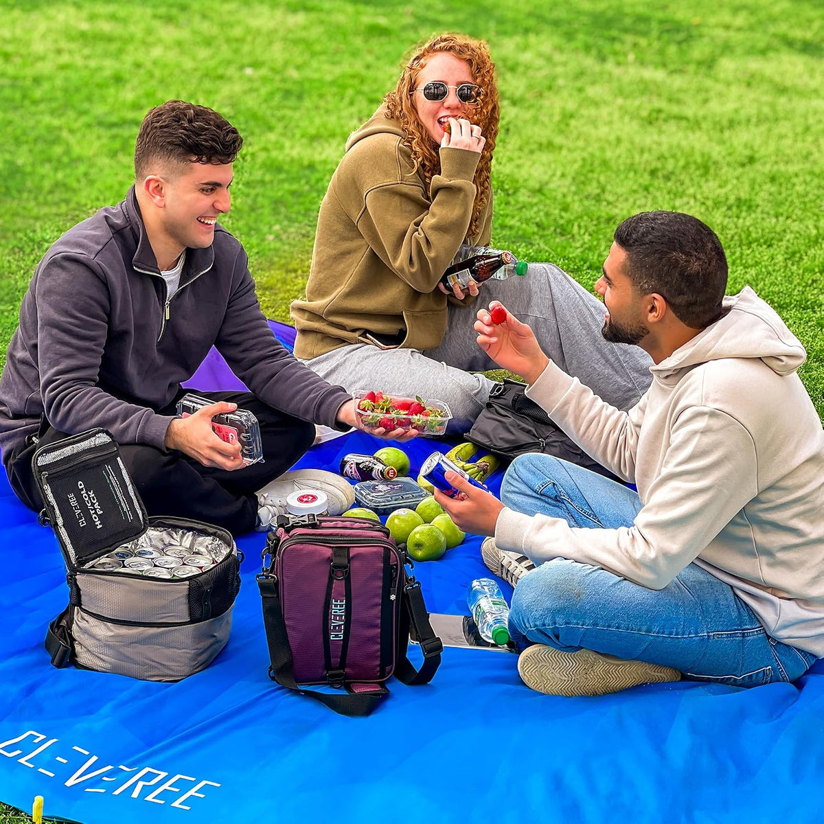 Expandable Cooler Bag - Purple 3