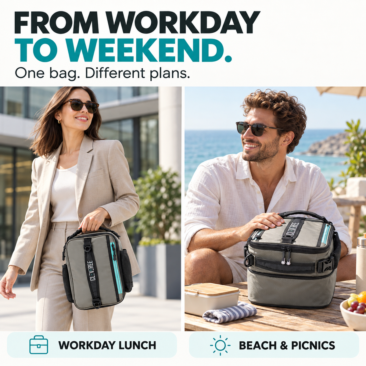 CLEVEREE Grey: 06 Workday to Weekend 