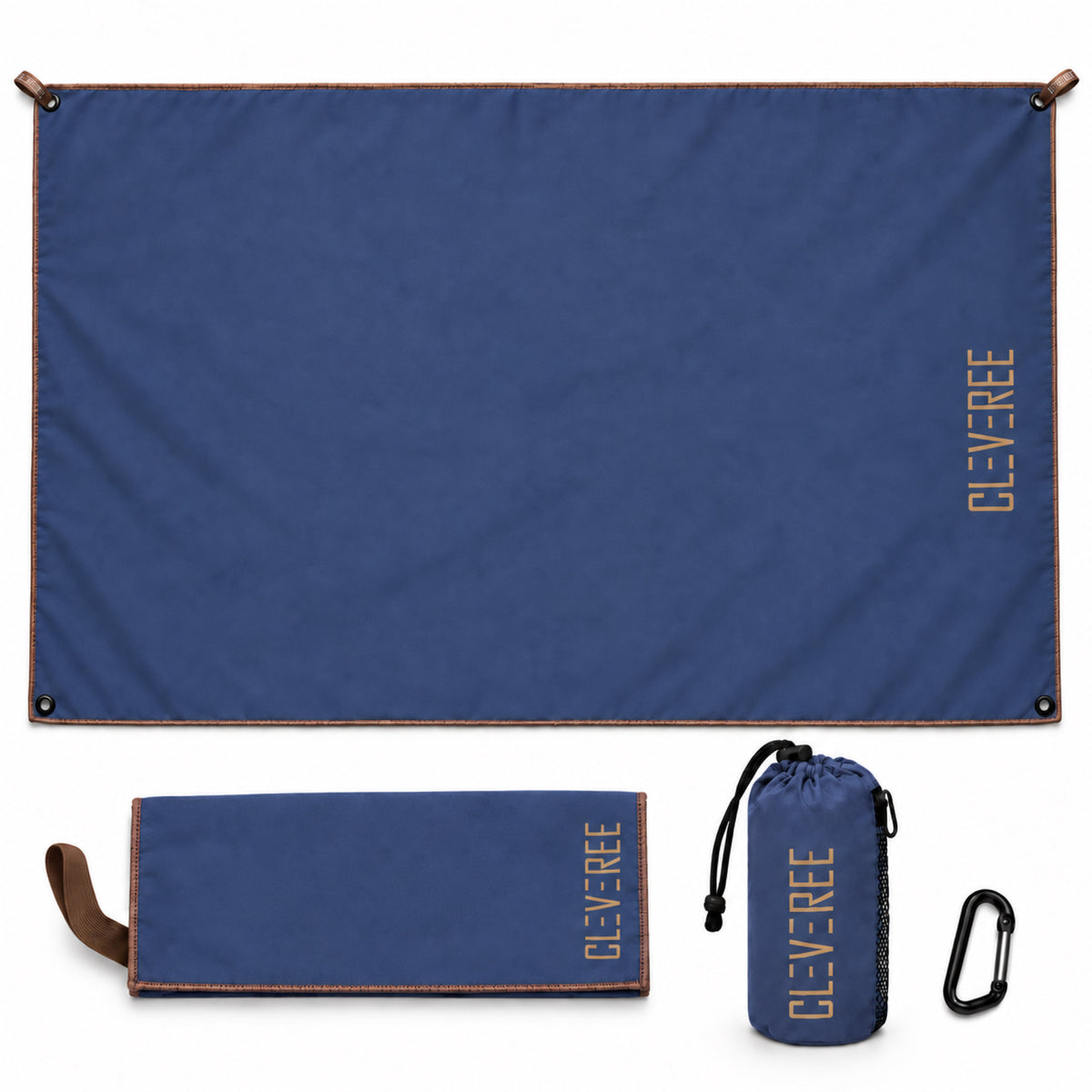 CLEVEREE Navy Blue: 01B Main Unfolded Option 