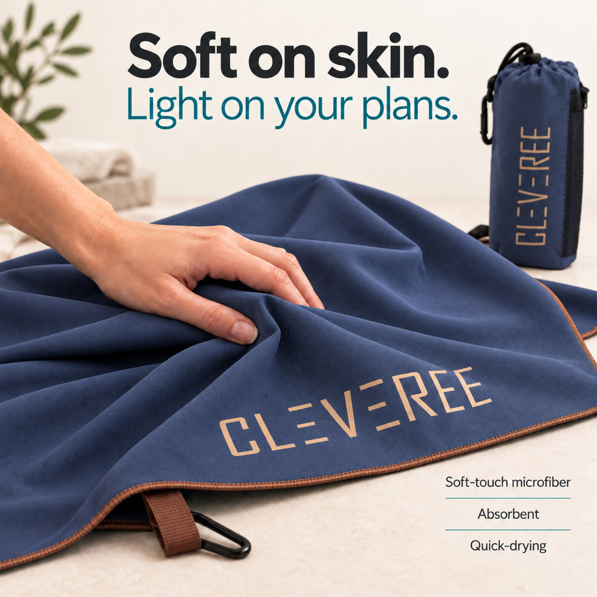 CLEVEREE Navy Blue: 03 Softness 