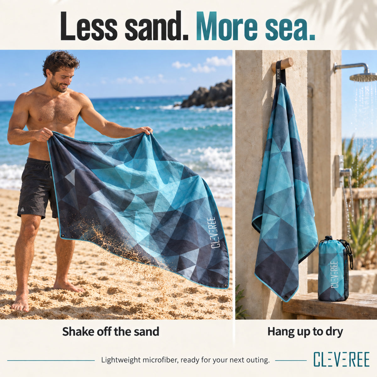 CLEVEREE Teal: 08 Beach Care 