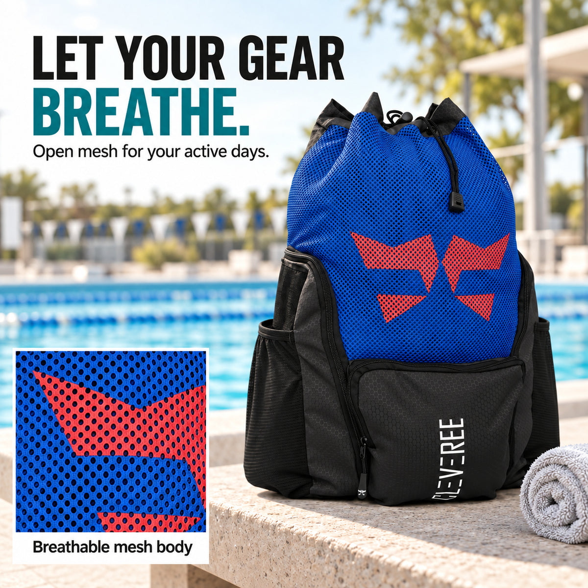 CLEVEREE Blue Boost: 03 Breathable Mesh 