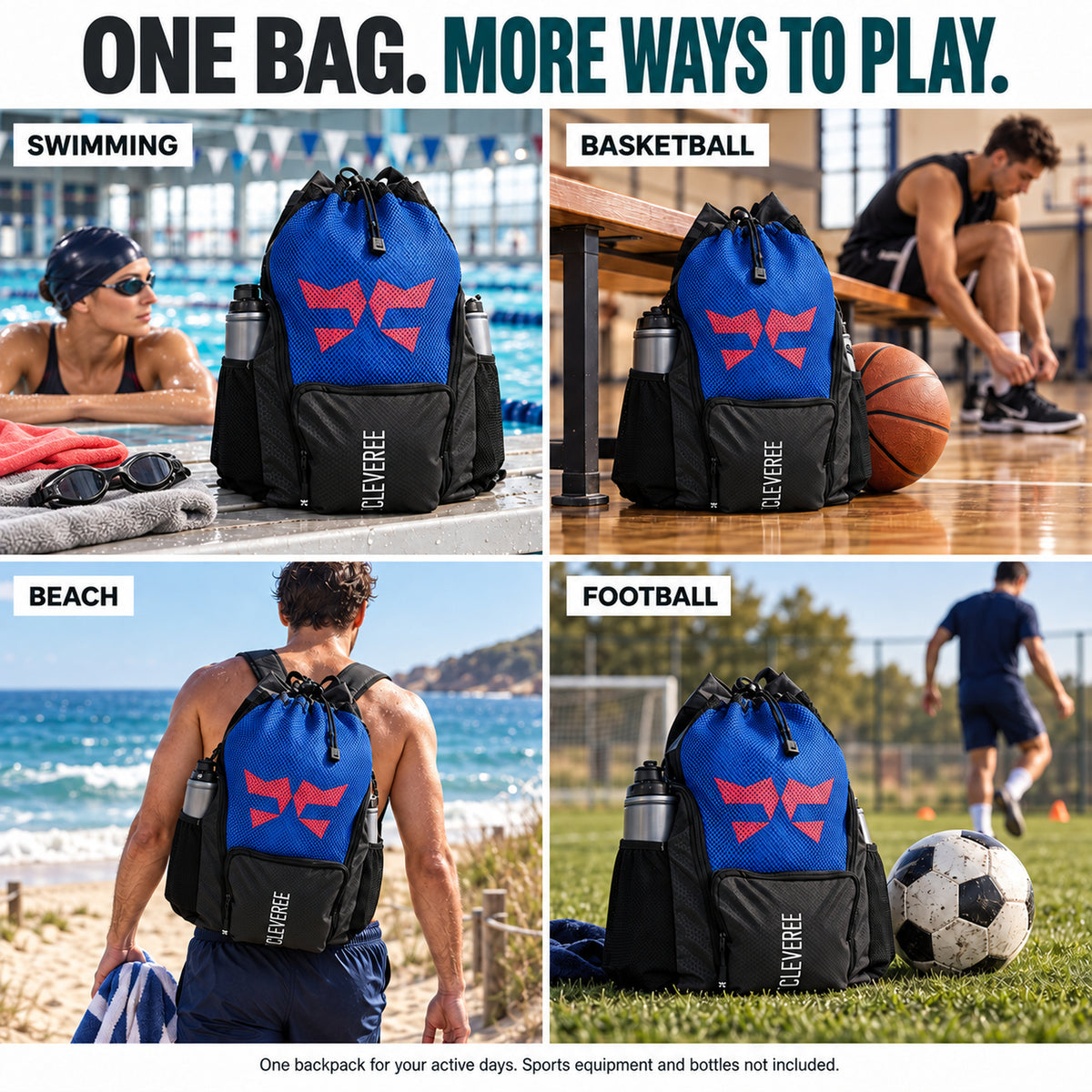 CLEVEREE Blue Boost: 09 One Bag Four Ways to Play 