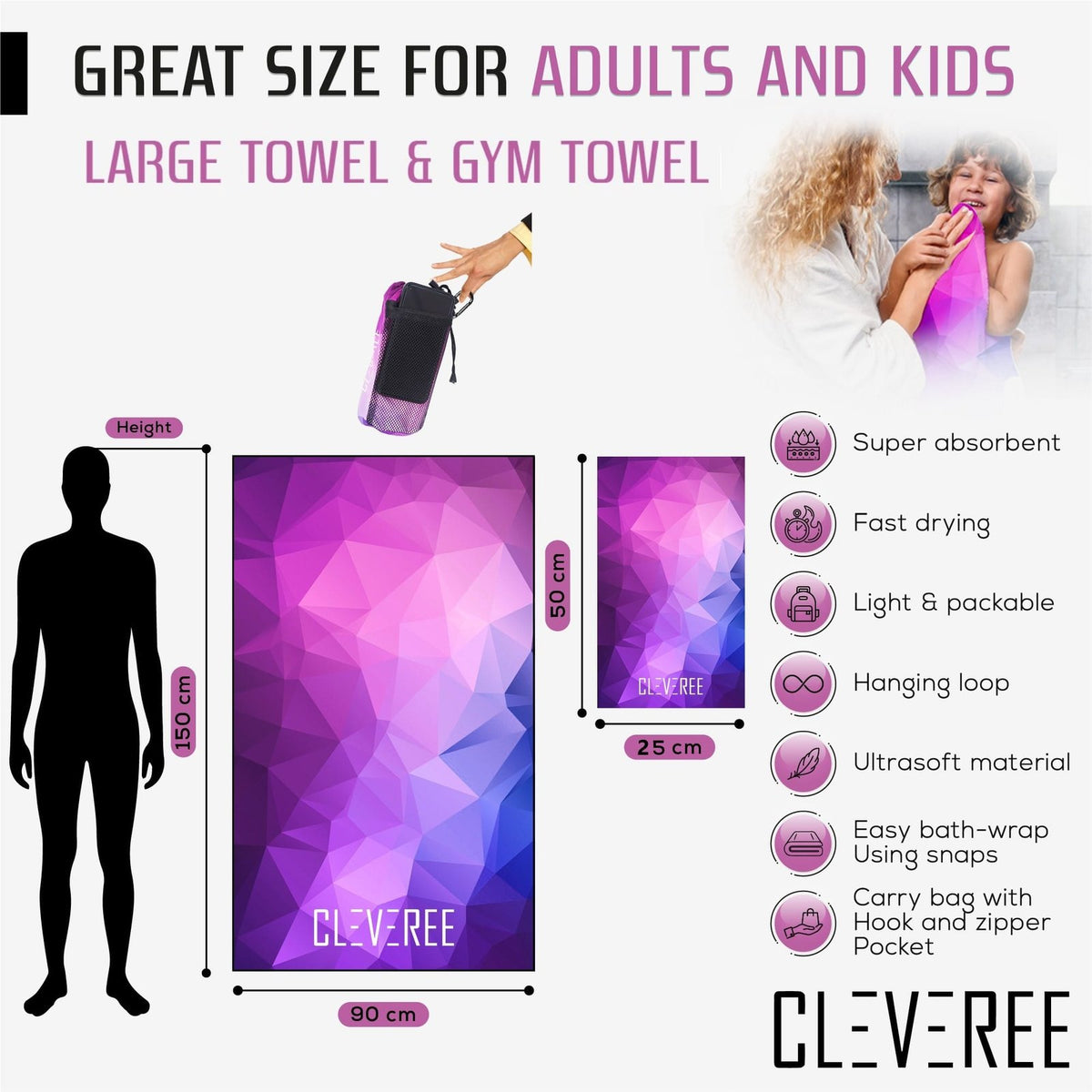 Microfiber Towel Set