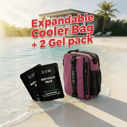 Bundle 1: Expandable Cooler Bag + 2 Cold/Hot Pack